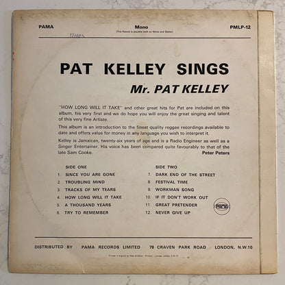 Pat Kelley* - Pat Kelley Sings (LP, Album, Mono) (L)