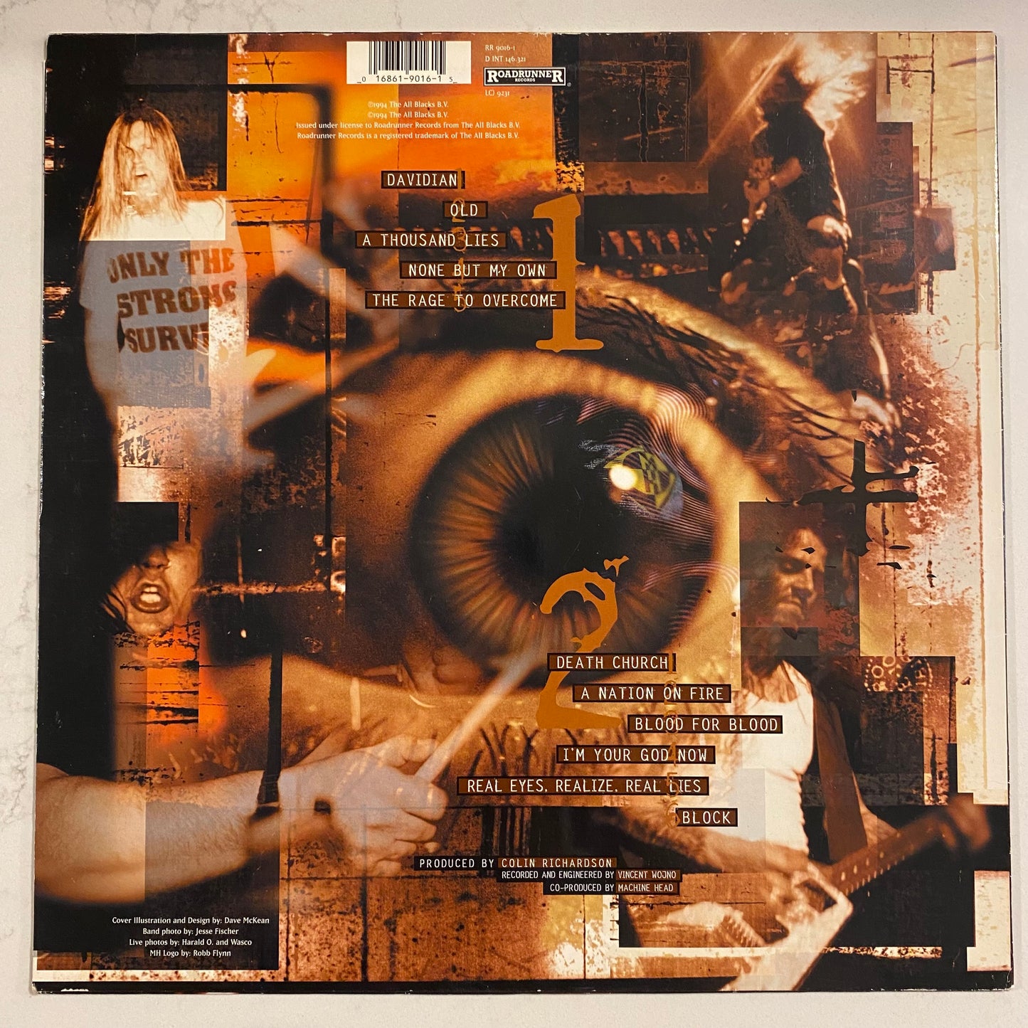 Machine Head (3) - Burn My Eyes (LP, Album) (L)
