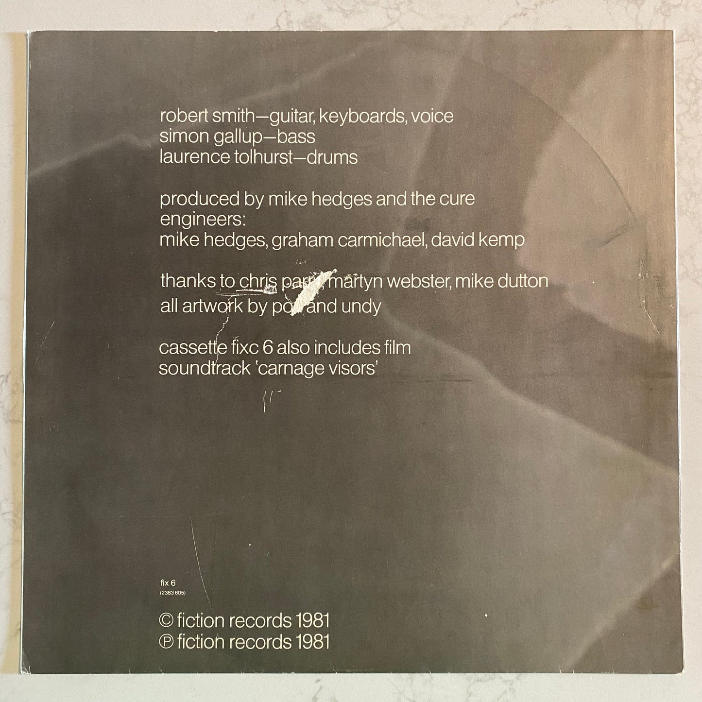 The Cure - Faith (LP, Album, Bla)