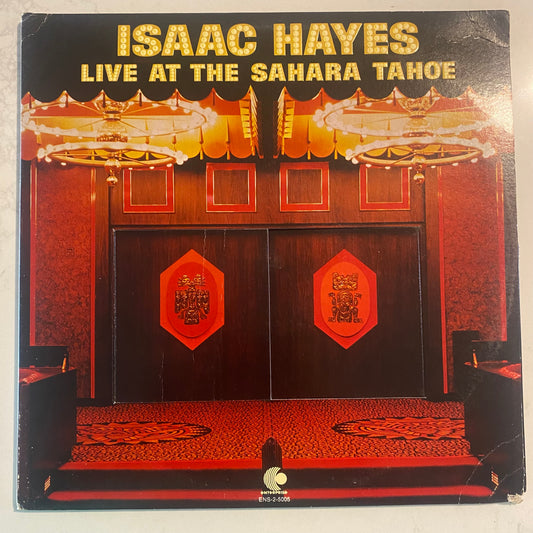 Isaac Hayes - Live At The Sahara Tahoe (2xLP, Album, RP, Son)