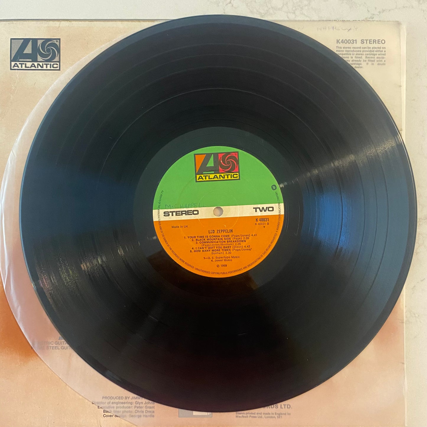 Led Zeppelin - Led Zeppelin (LP, Album, RE) (L)