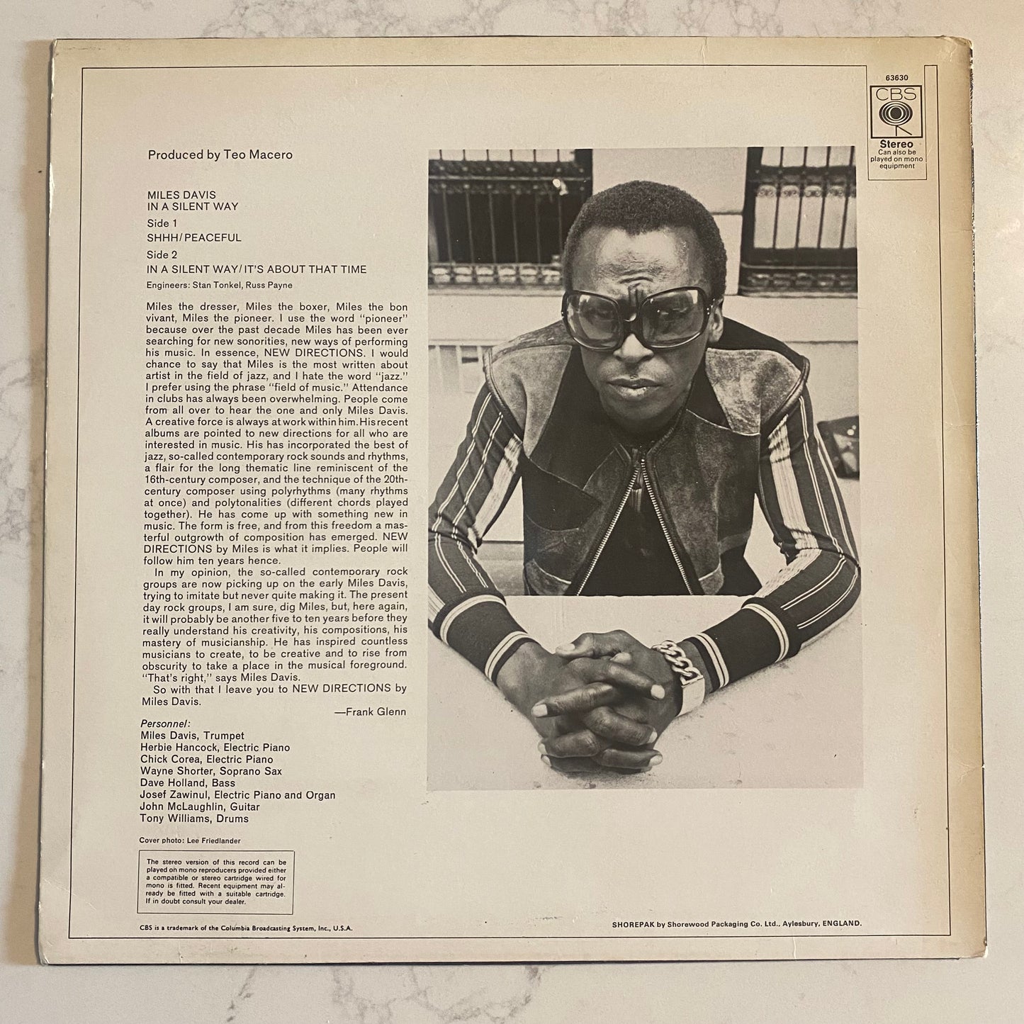 Miles Davis - In A Silent Way (LP, Album, RE) (L)