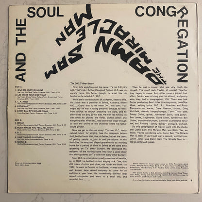 Damn Sam The Miracle Man And The Soul Congregation - Damn Sam The Miracle Man And The Soul Congregation (LP, Album, RE)
