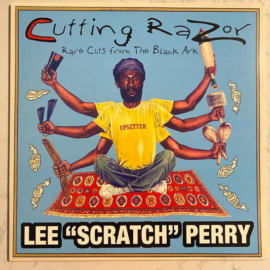 Lee "Scratch" Perry* - Cutting Razor: Rare Cuts From The Black Ark (LP, Comp)