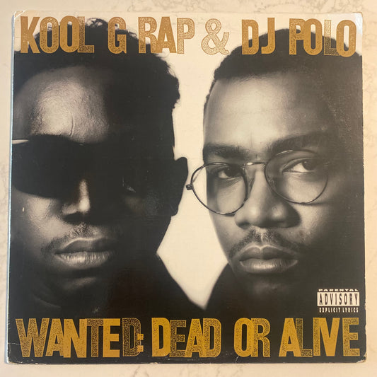 Kool G Rap & DJ Polo* - Wanted: Dead Or Alive (LP, Album, RE) (L)