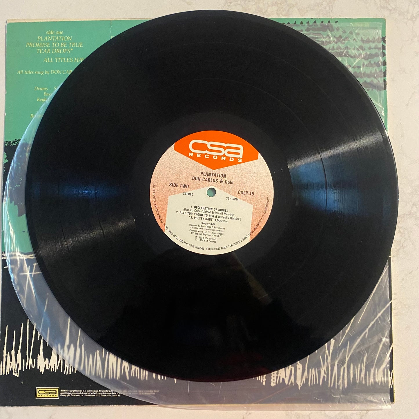 Don Carlos (2) And Gold (2) - Plantation (LP, Album)