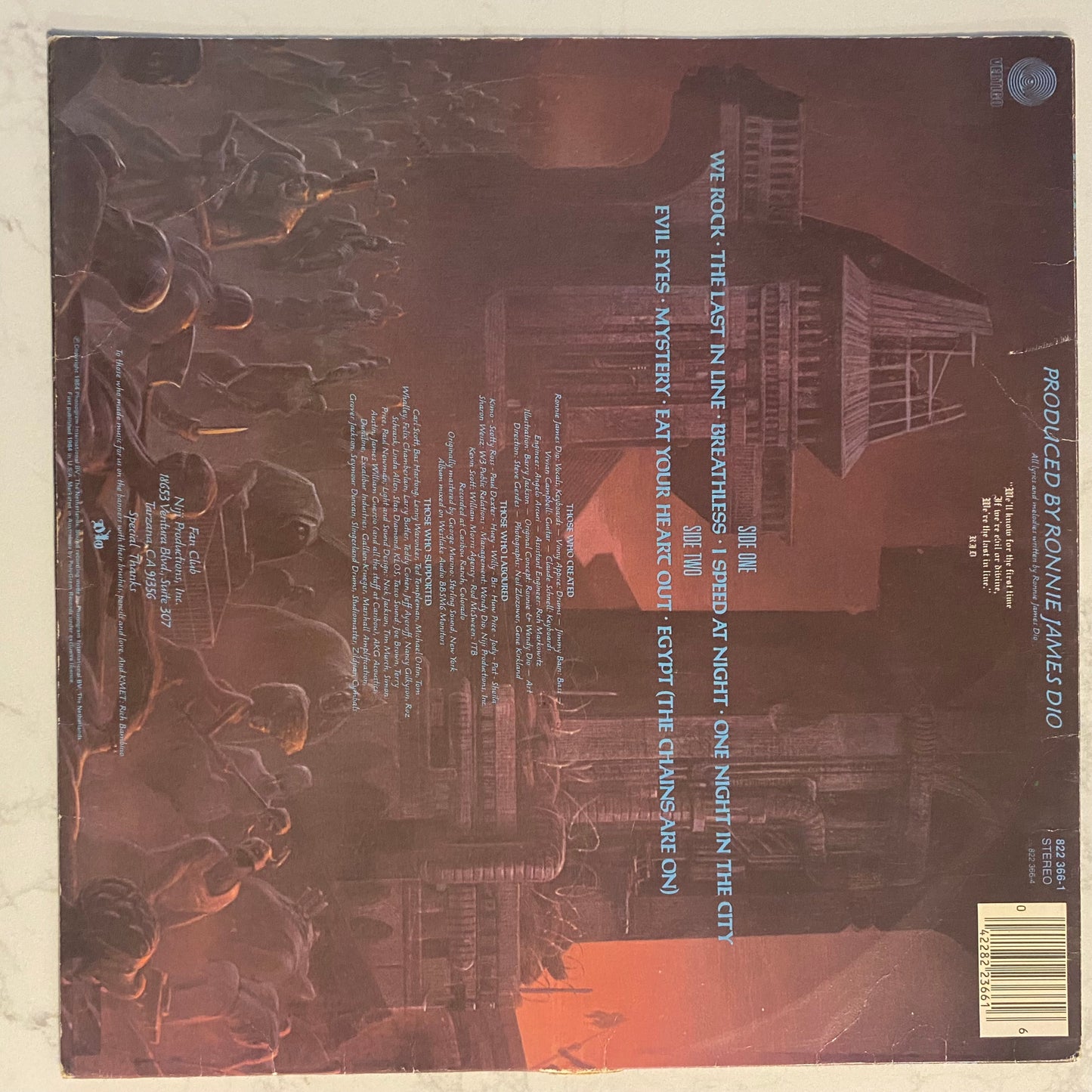 Dio (2) - The Last In Line (LP, Album)