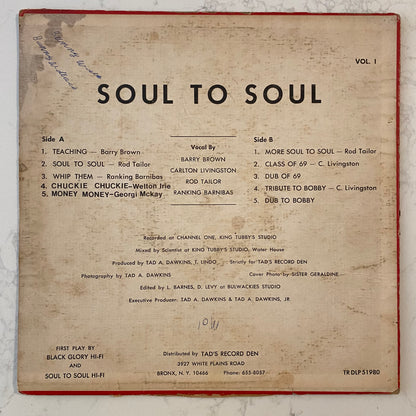 Various - Soul To Soul Vol. 1 (LP, Comp) (L)