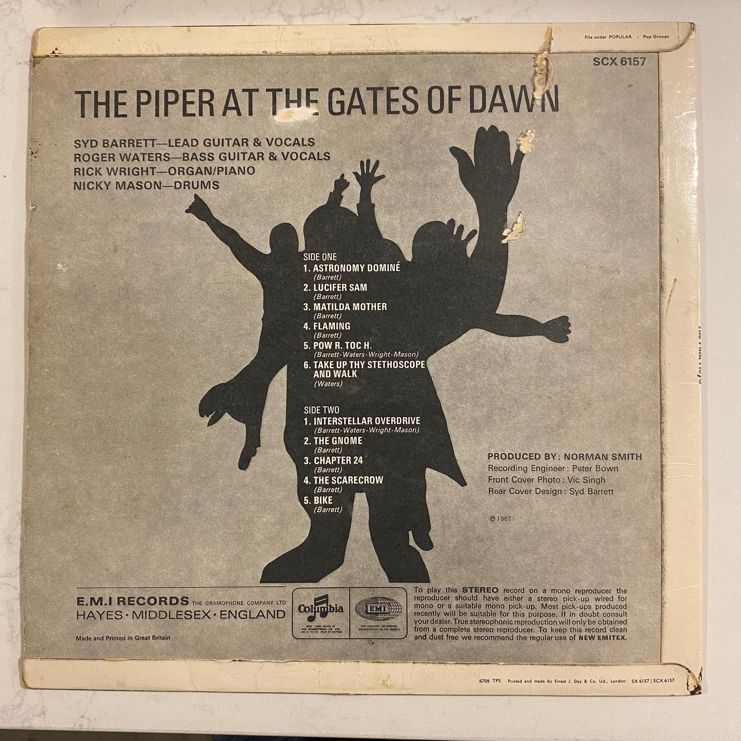 Pink Floyd - The Piper At The Gates Of Dawn (LP, Album, 2nd) (L)