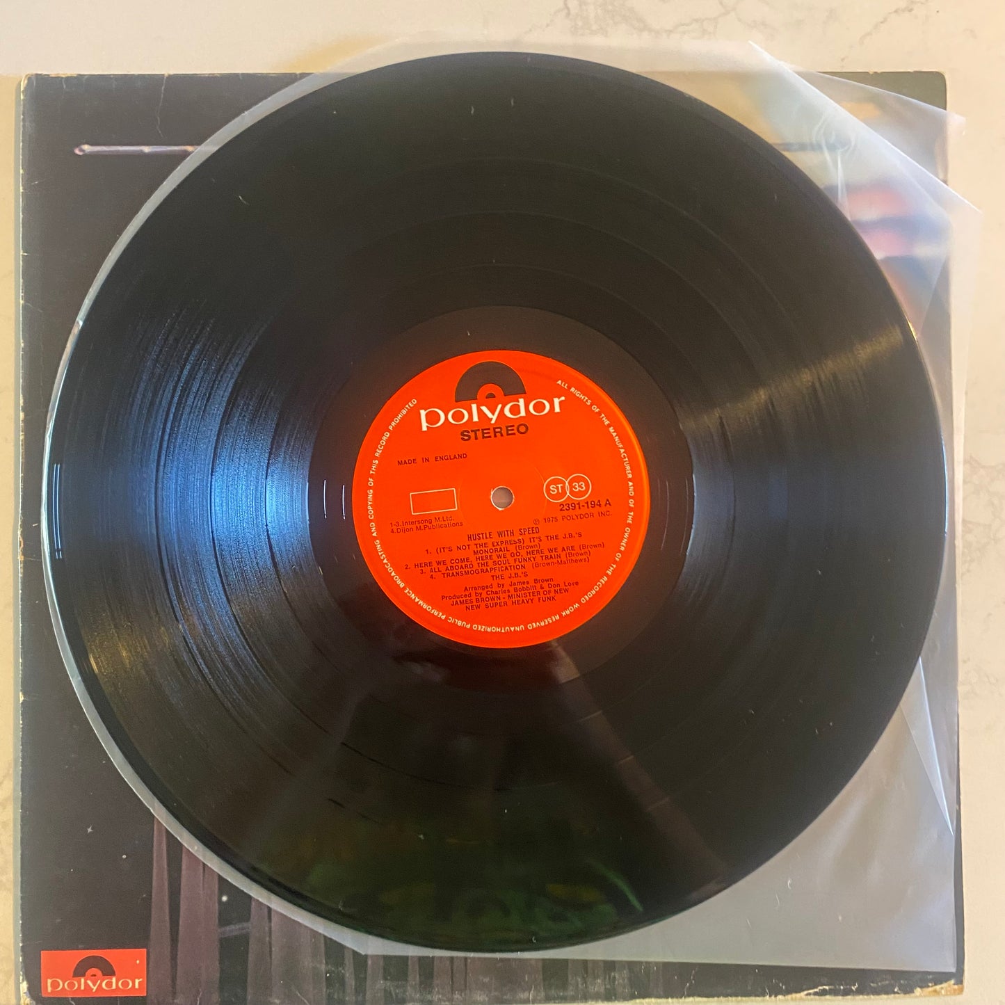 The J.B.'s - Hustle With Speed (LP, Album)(L)