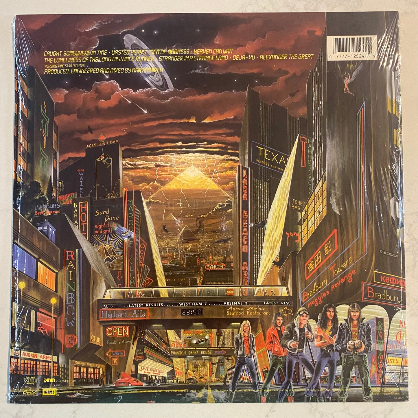 Iron Maiden - Somewhere In Time (LP, Album, SRC)