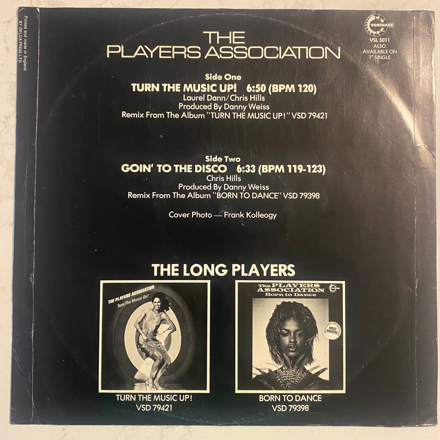 The Players Association - Turn The Music Up! (12", Single) (L)