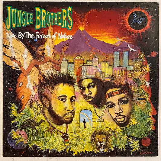 Jungle Brothers - Done By The Forces Of Nature (LP, Album) (L)
