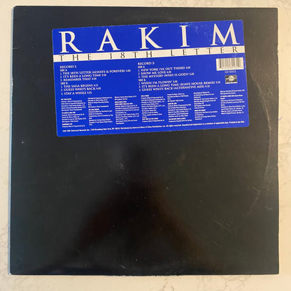 Rakim - The 18th Letter (2xLP, Album)