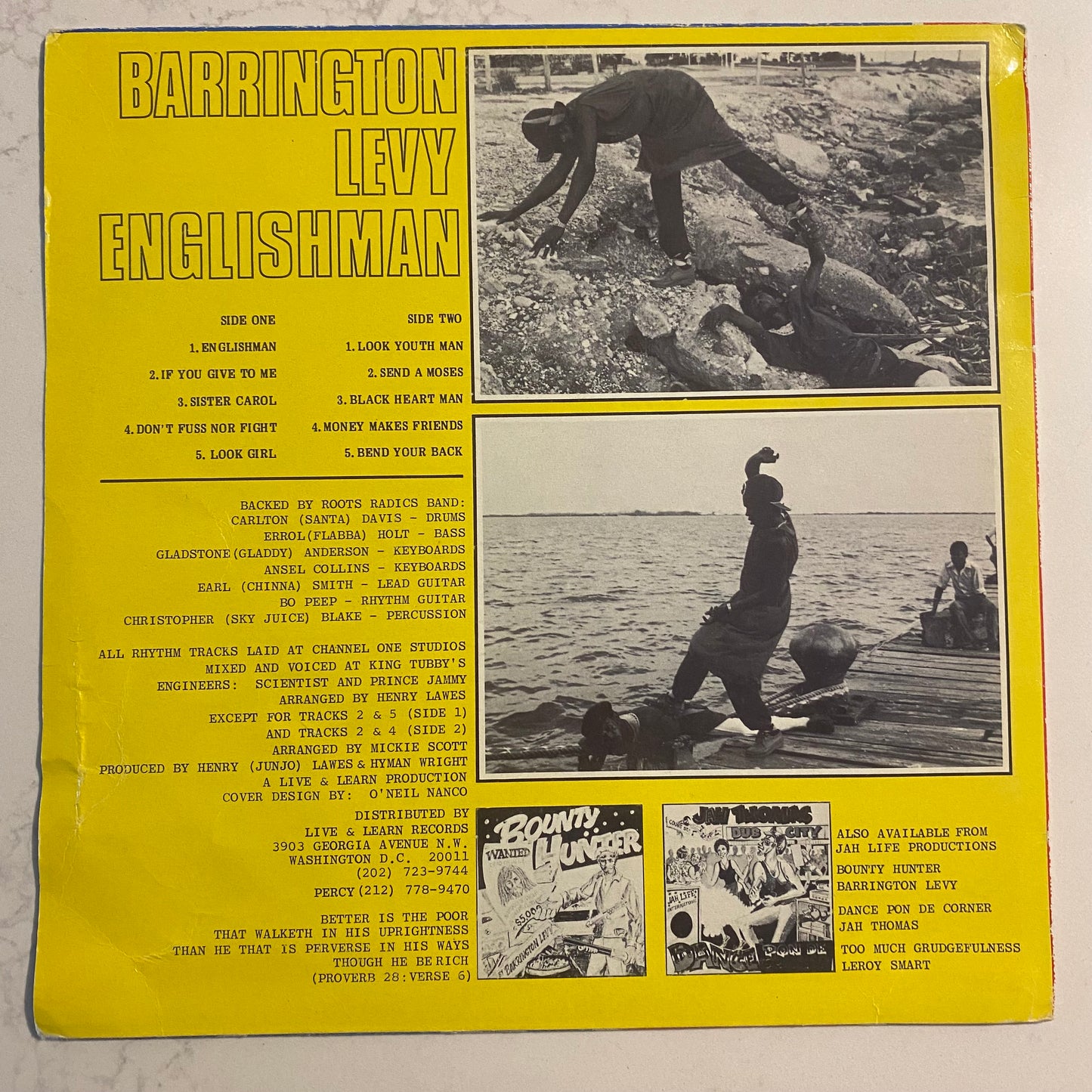 Barrington Levy - Englishman (LP, Album, RE) (L)