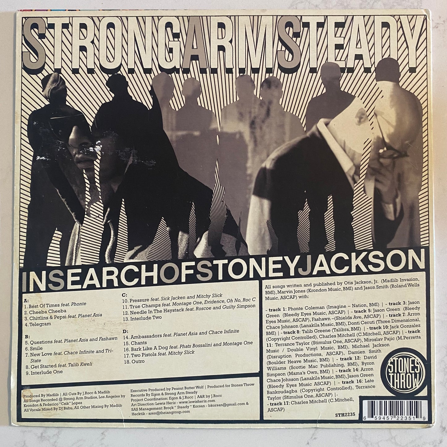 Strong Arm Steady - In Search Of Stoney Jackson (2xLP, Album)(L)