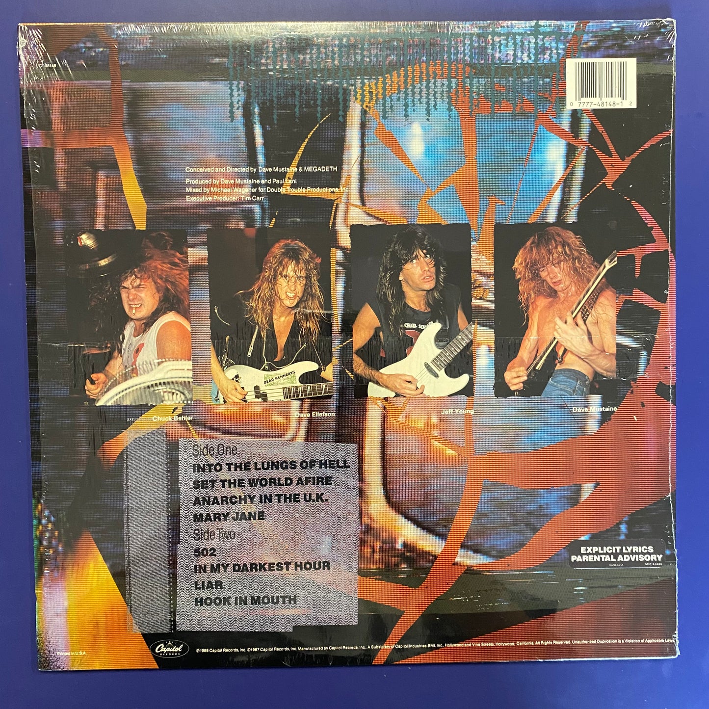 Megadeth - So Far, So Good... So What! (LP, Album, All)