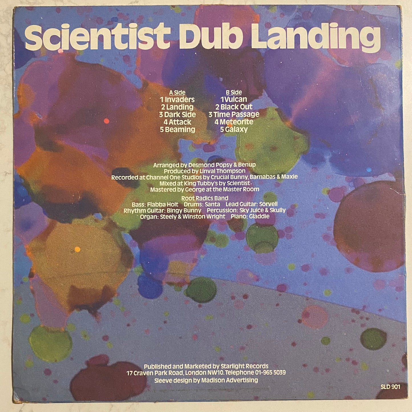 Scientist - Dub Landing (LP, Red) (L)