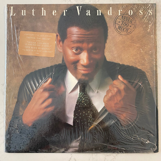 Luther Vandross - Never Too Much (LP, Album) (L)