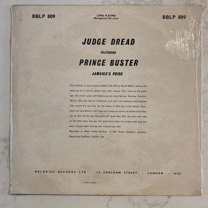 Judge Dread (3) Featuring Prince Buster / Busters All Stars* - Jamaica's Pride (LP, Album, RE) (L)