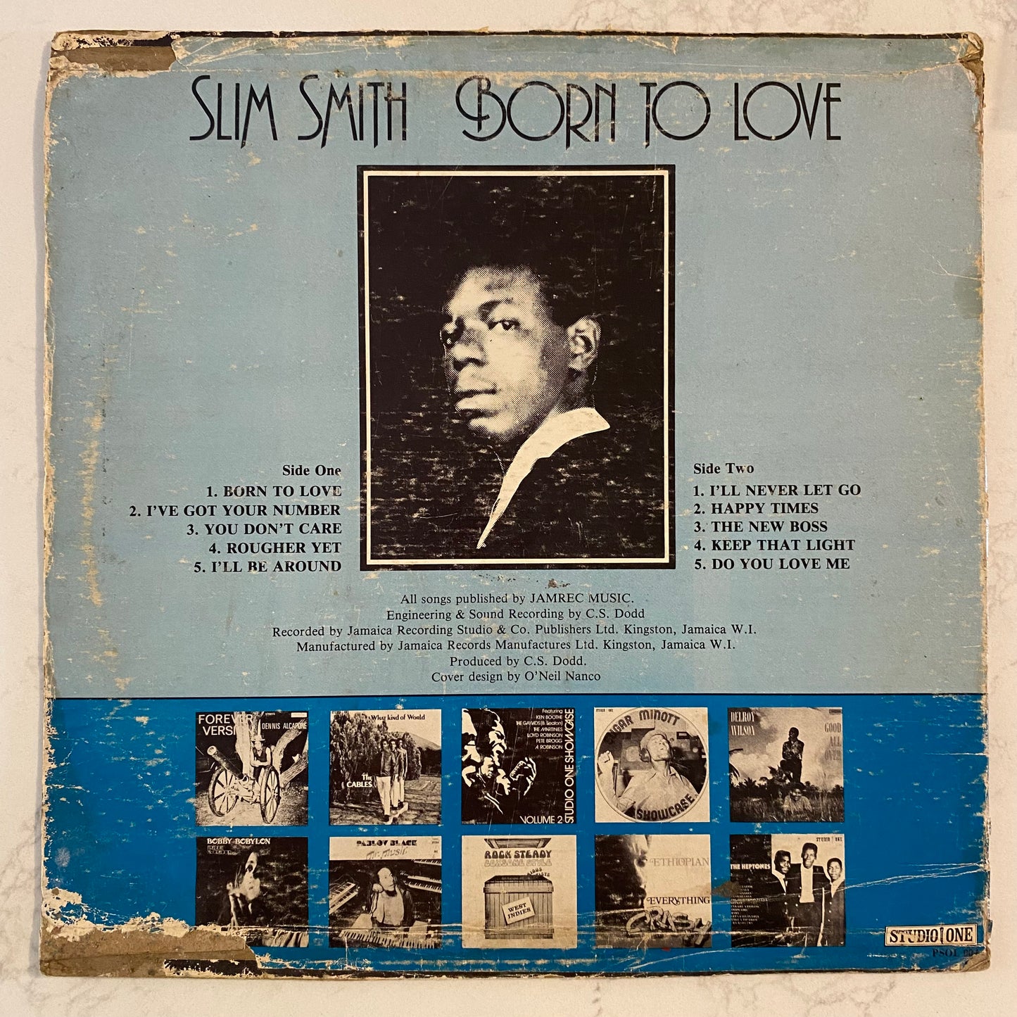 Slim Smith - Born To Love (LP, Album, Mono, RE) (L)