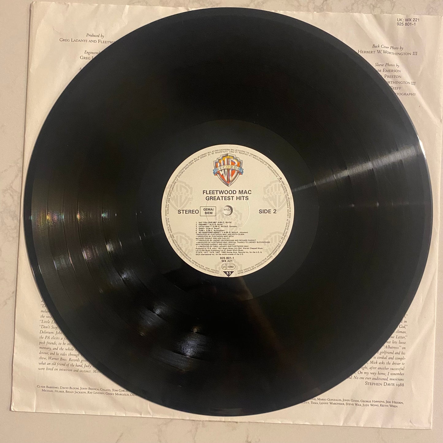 Fleetwood Mac - Greatest Hits (LP, Comp, Emb) (L)