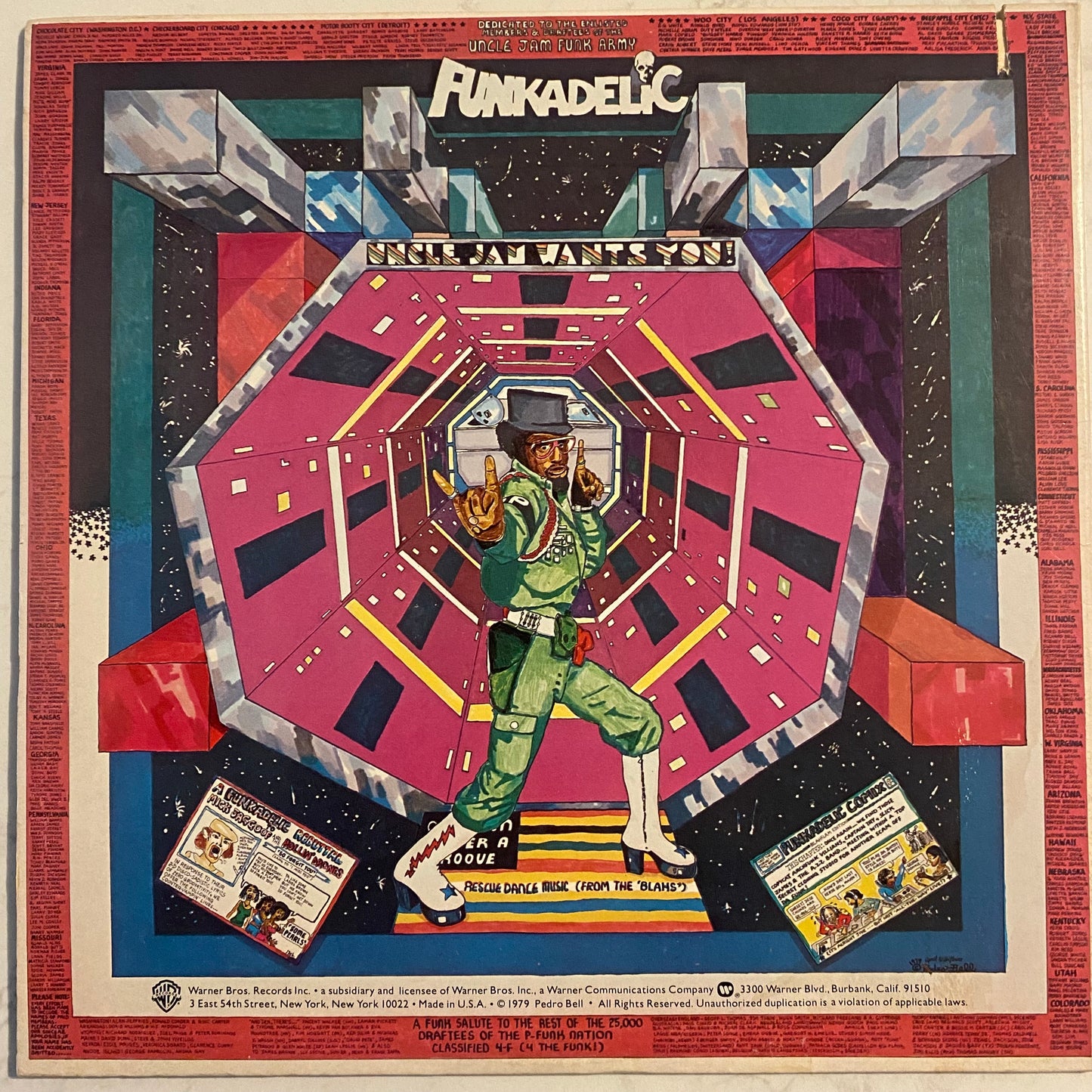 Funkadelic - Uncle Jam Wants You (LP, Album, Gol)