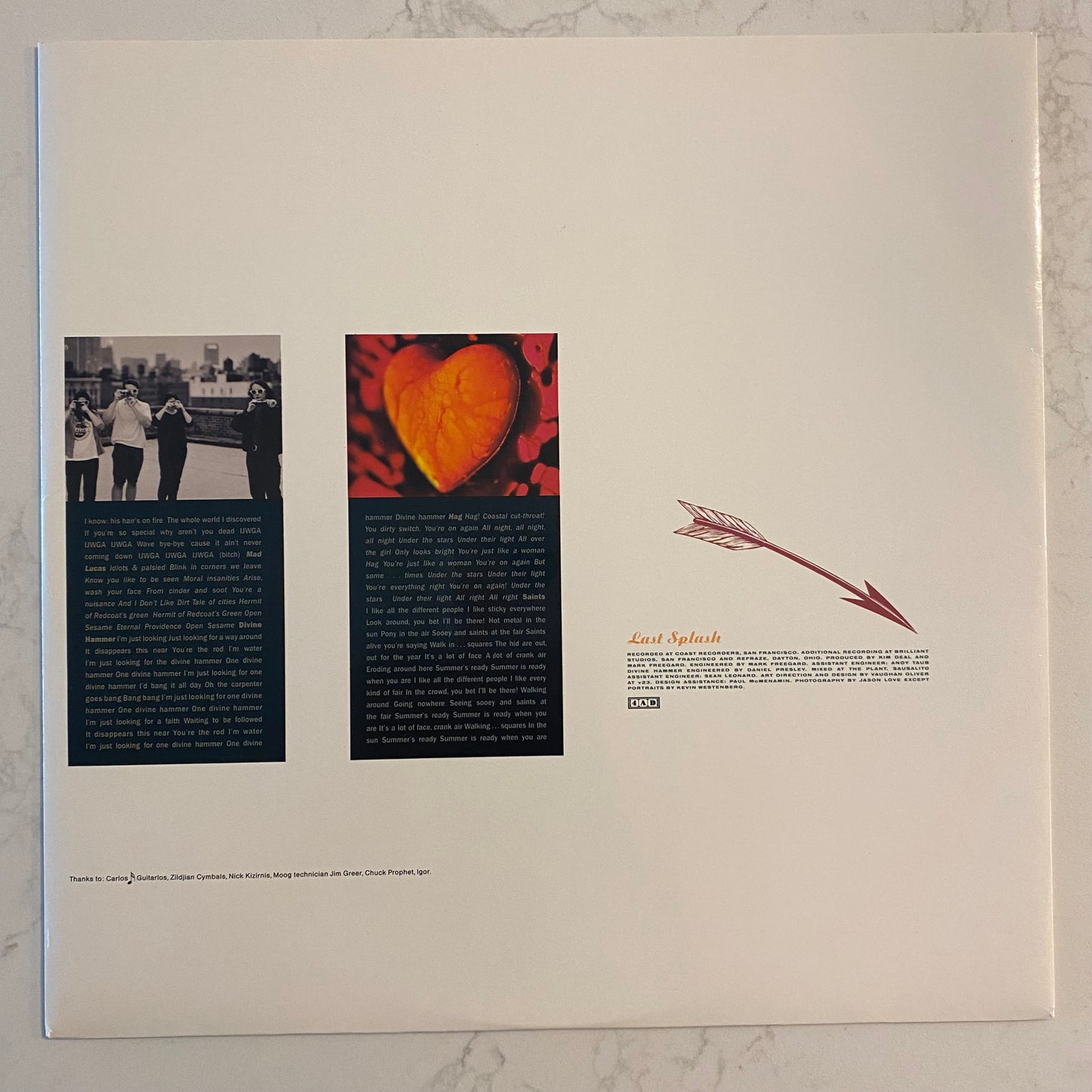 The Breeders - Last Splash (LP, Album) (L)