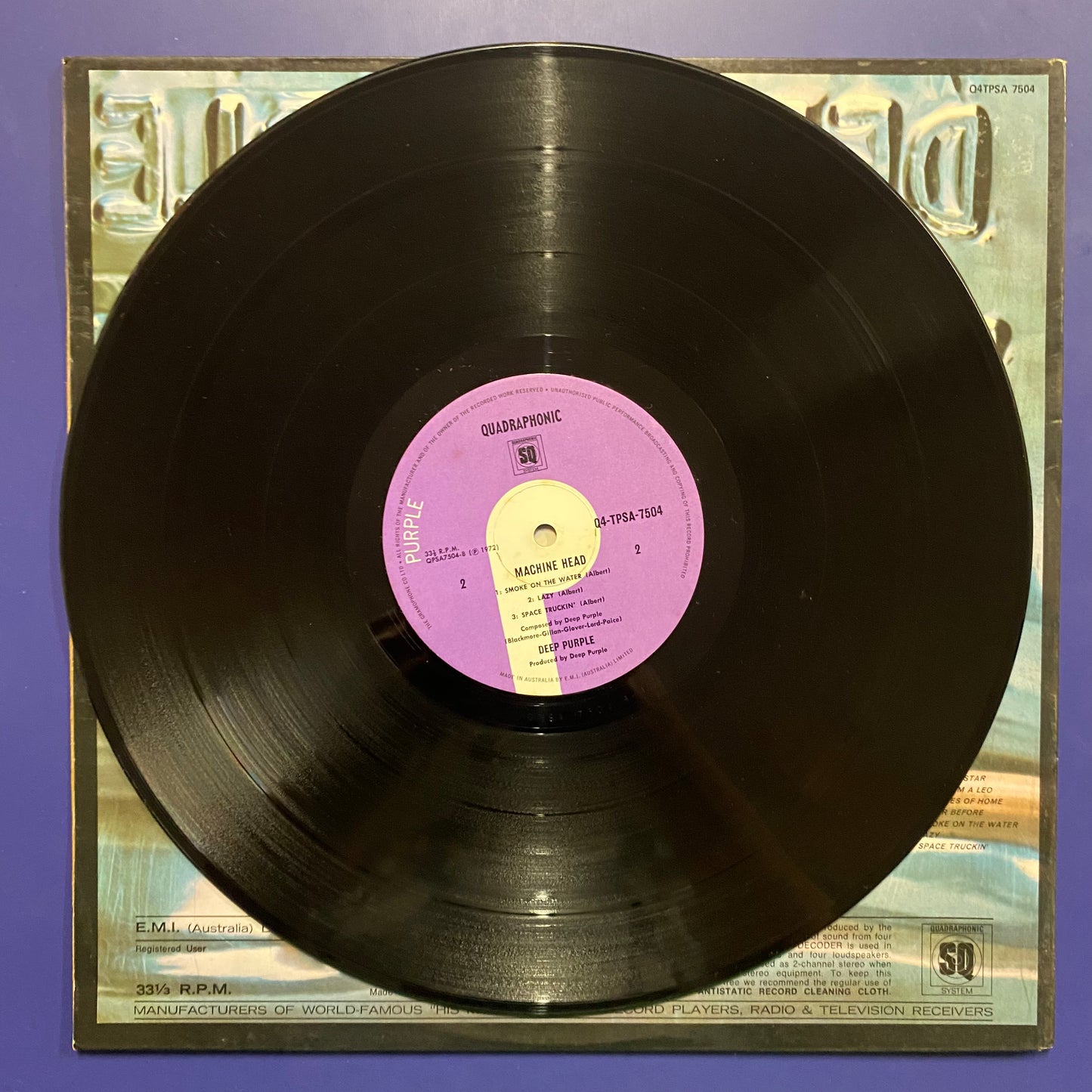 Deep Purple - Machine Head (LP, Album, Quad)