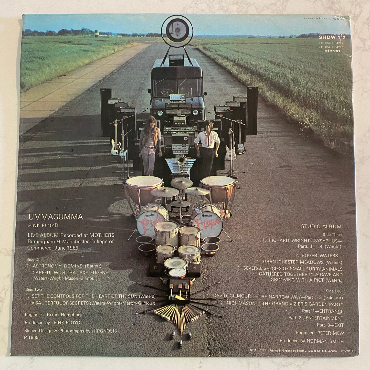 Pink Floyd - Ummagumma (2xLP, Album, Sid) (L)