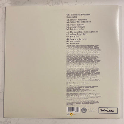 The Chemical Brothers - Surrender (2xLP, Album, Ltd, Num, RE, Blu) (L)