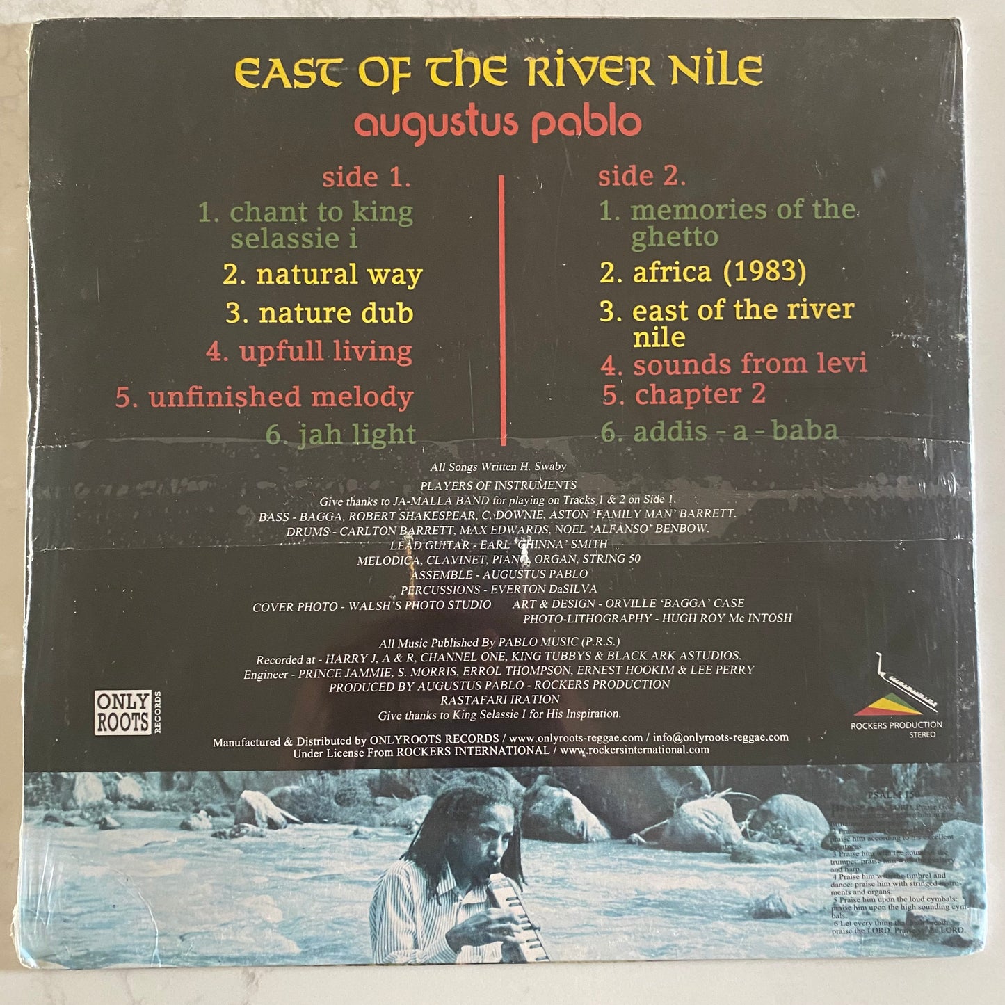 Augustus Pablo - East Of The River Nile (LP, Album, RE) (L)