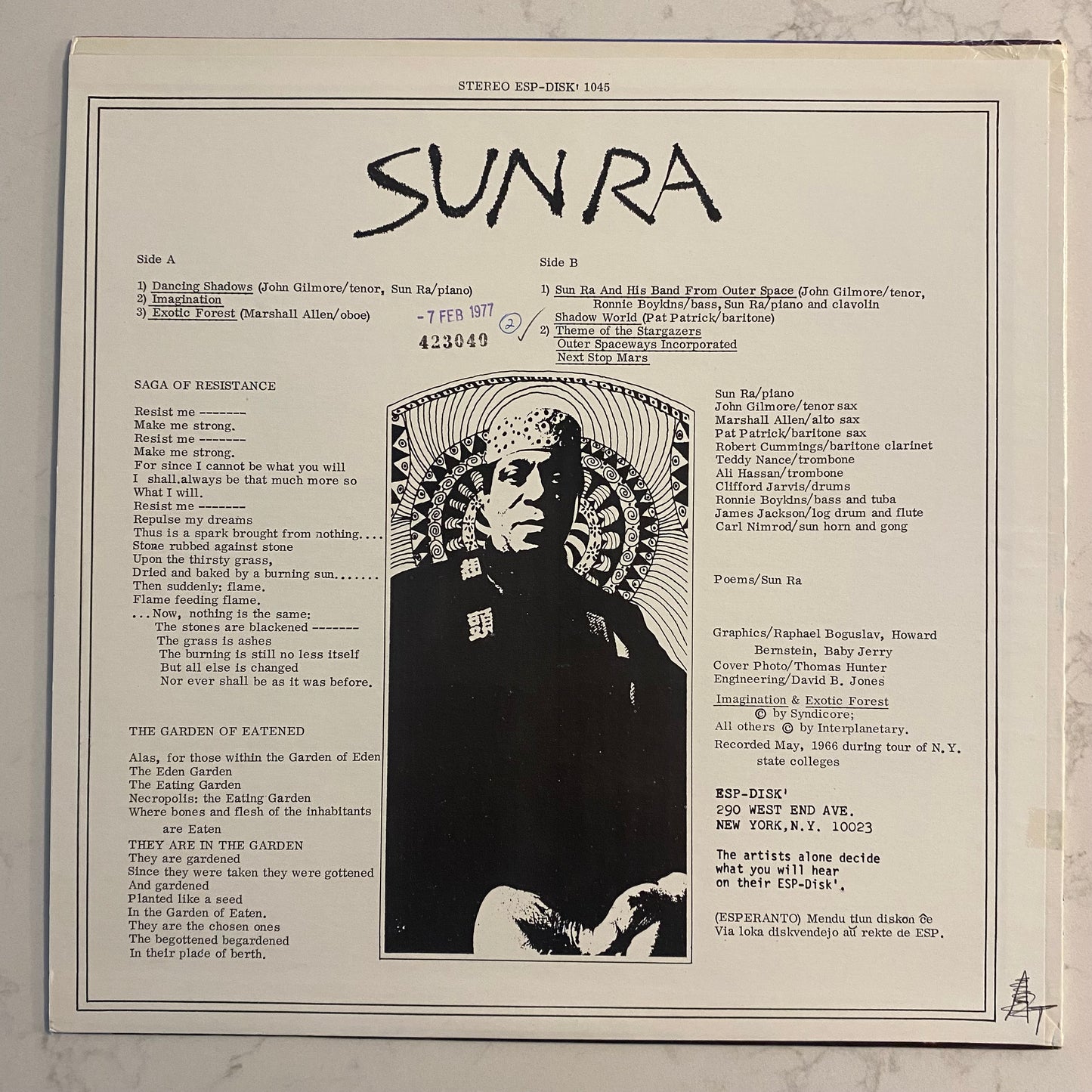 Sun Ra - Nothing Is... (LP, Album, Quad)