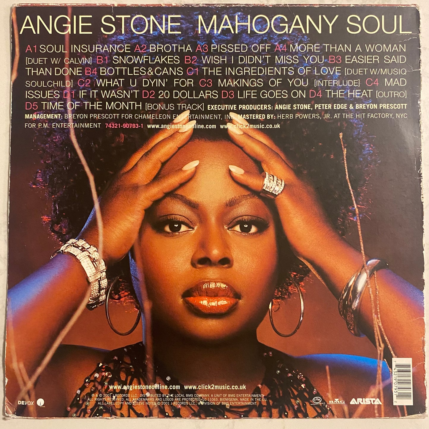 Angie Stone - Mahogany Soul (2xLP, Album) (L)