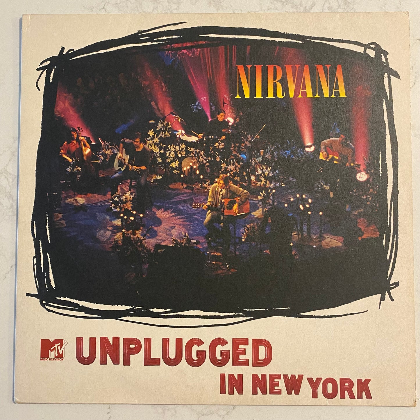 Nirvana - MTV Unplugged In New York (LP, Album, Whi) (L)