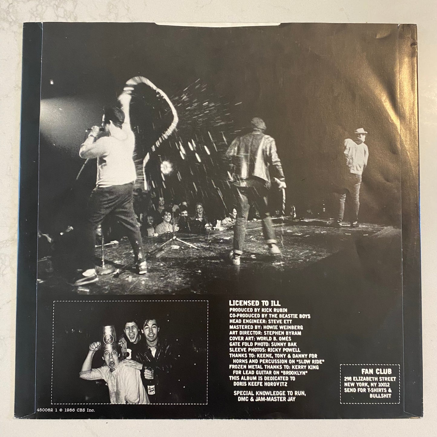 Beastie Boys - Licensed To Ill (LP, Album, Gat)