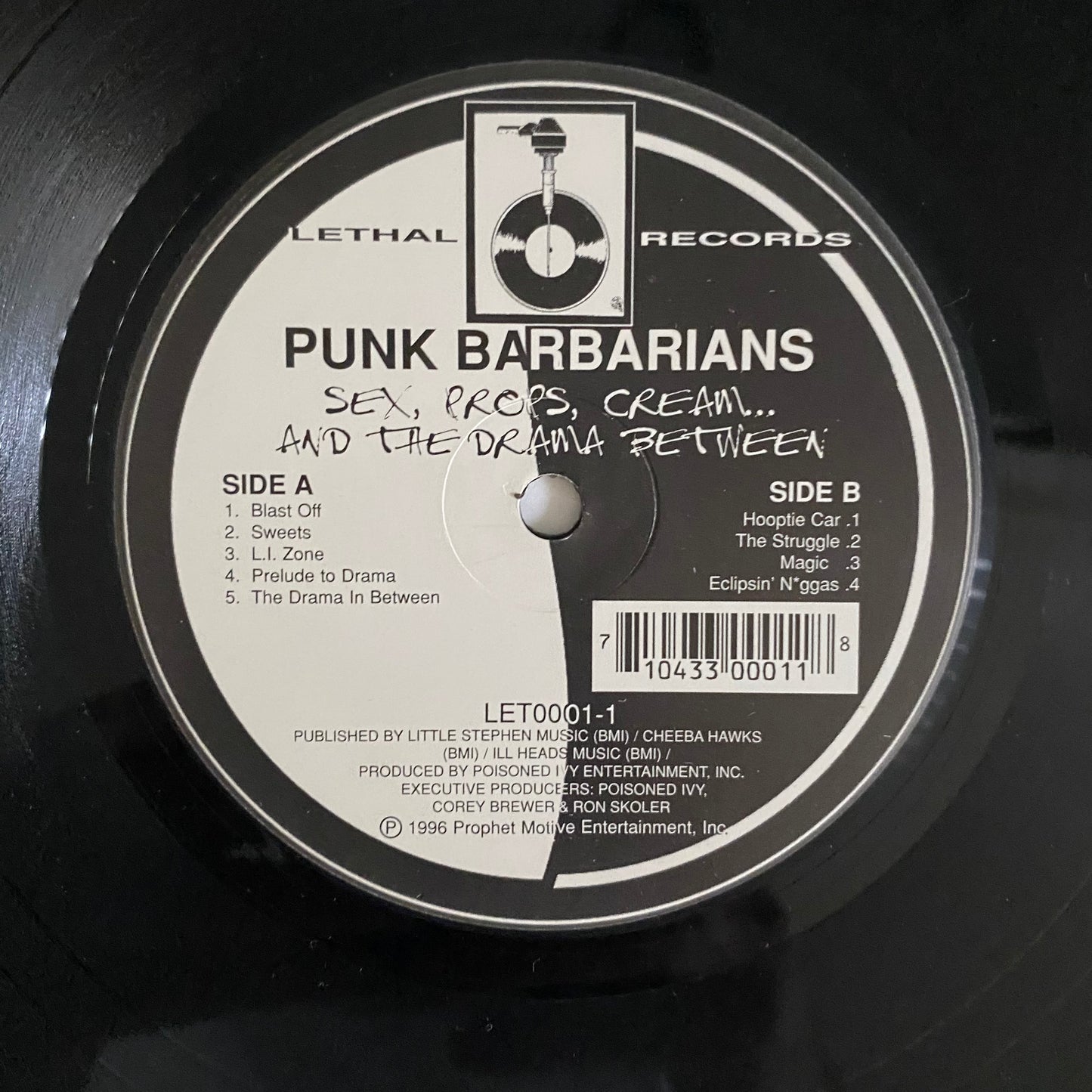 Punk Barbarians - Sex, Props, Cream... And The Drama In Between (LP, Album). HIP-HOP