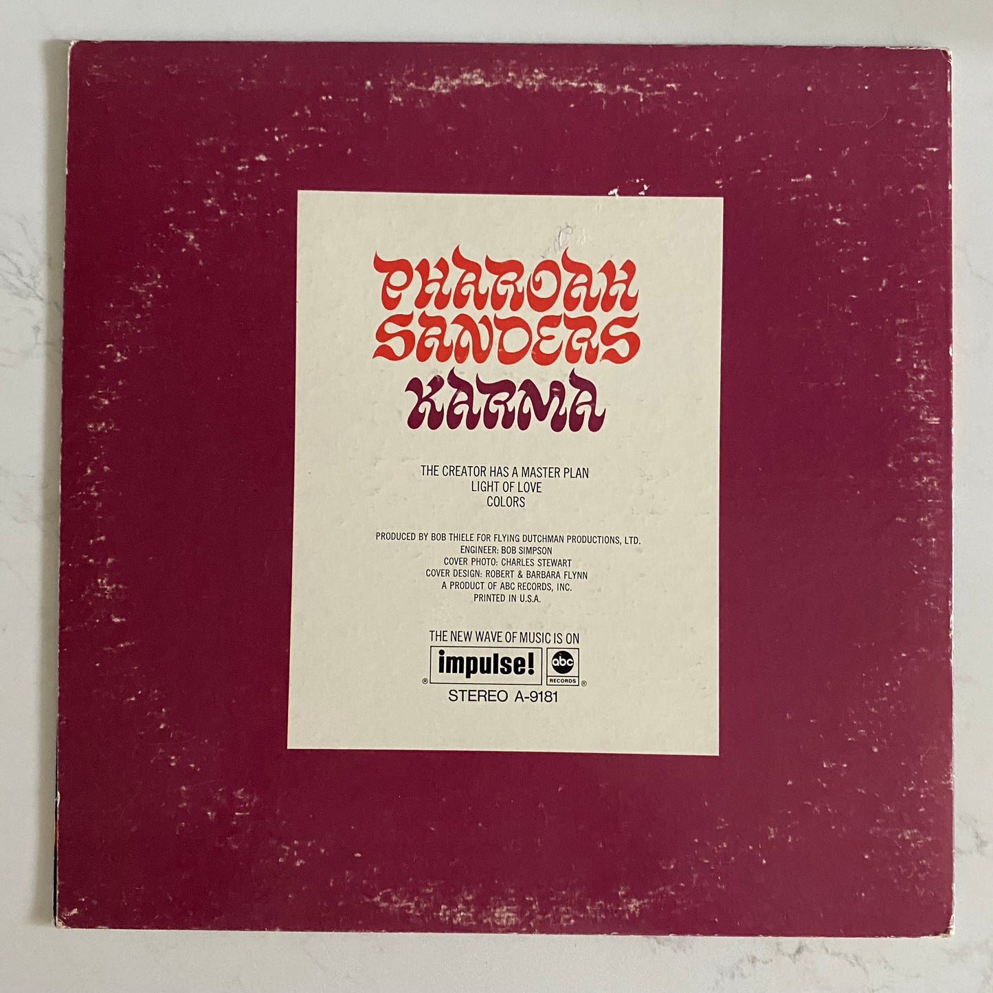 Pharoah Sanders - Karma (LP, Album, RE, Gat). JAZZ