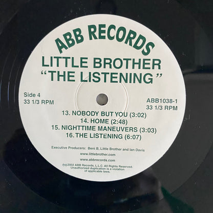 Little Brother (3) - The Listening (2xLP, Album) HIP-HOP