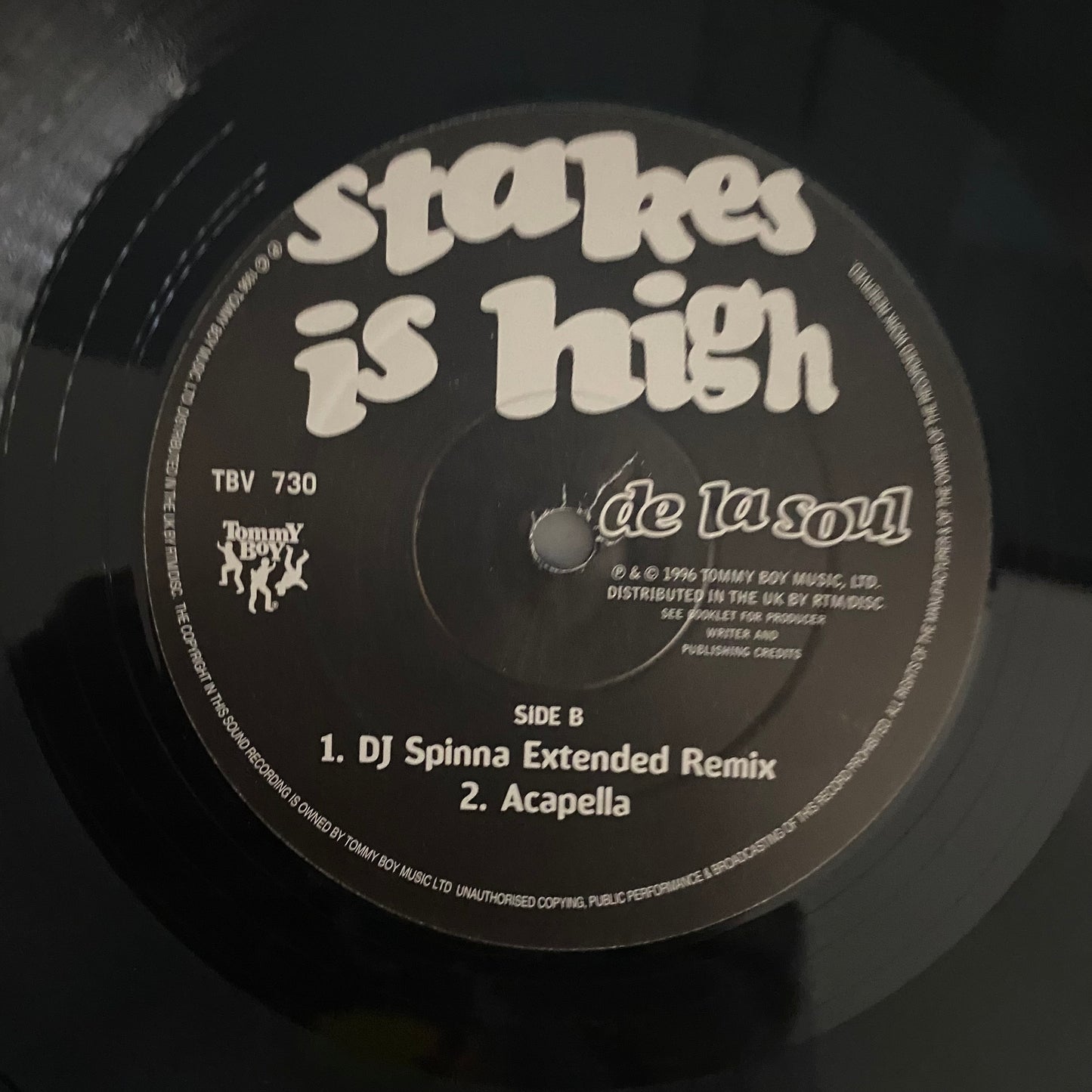 De La Soul - Stakes Is High (12", Single) HIP-HOP 12"