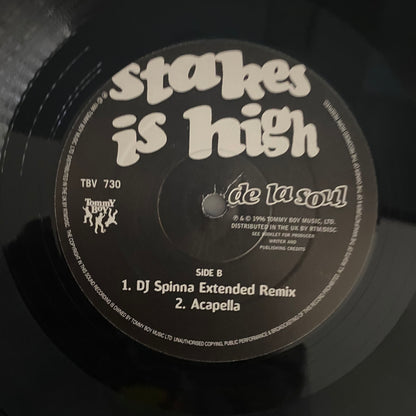 De La Soul - Stakes Is High (12", Single) HIP-HOP 12"