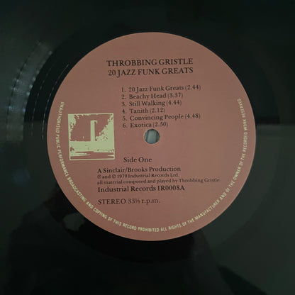 Throbbing Gristle - 20 Jazz Funk Greats (LP, Album, Rec) ELECTRONIC