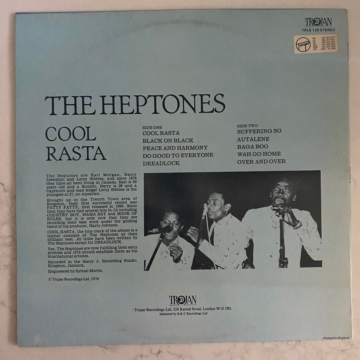 The Heptones - Cool Rasta (LP) REGGAE