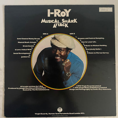 I-Roy - Musical Shark Attack (LP, Album, Mono) REGGAE