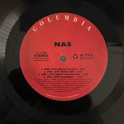 Nas - One Love (LP, Single) HIP-HOP 12"