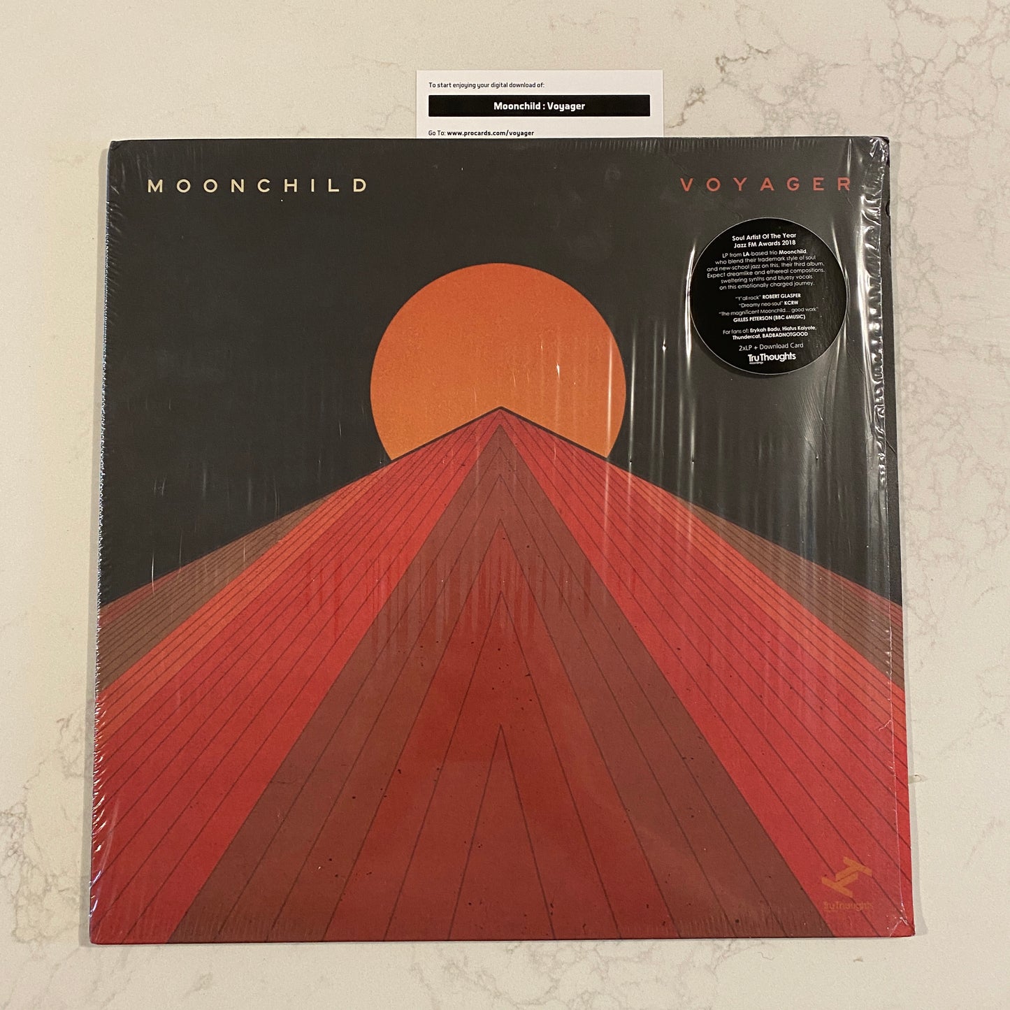 Moonchild (14) - Voyager (2xLP, Album, Ltd, Sun) (L)