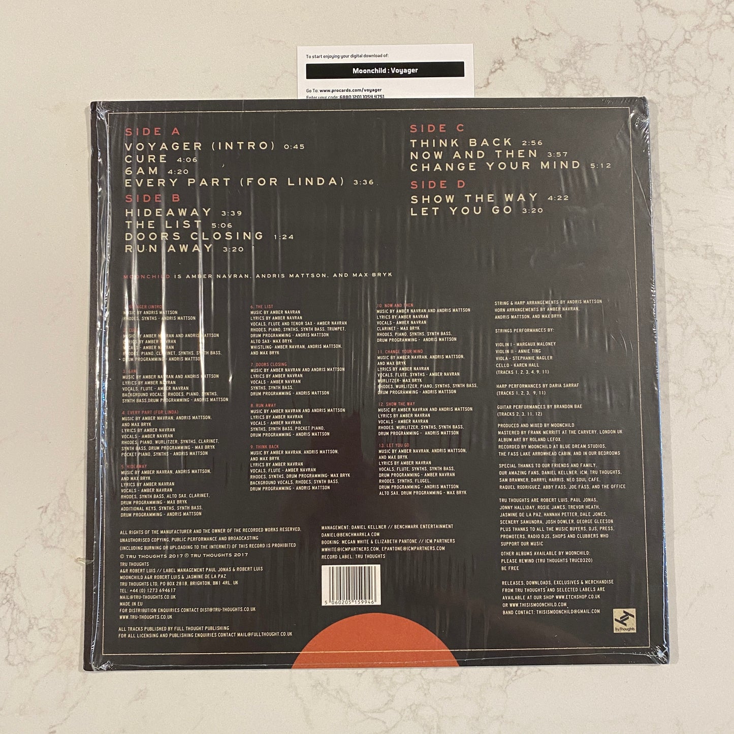 Moonchild (14) - Voyager (2xLP, Album, Ltd, Sun) (L)
