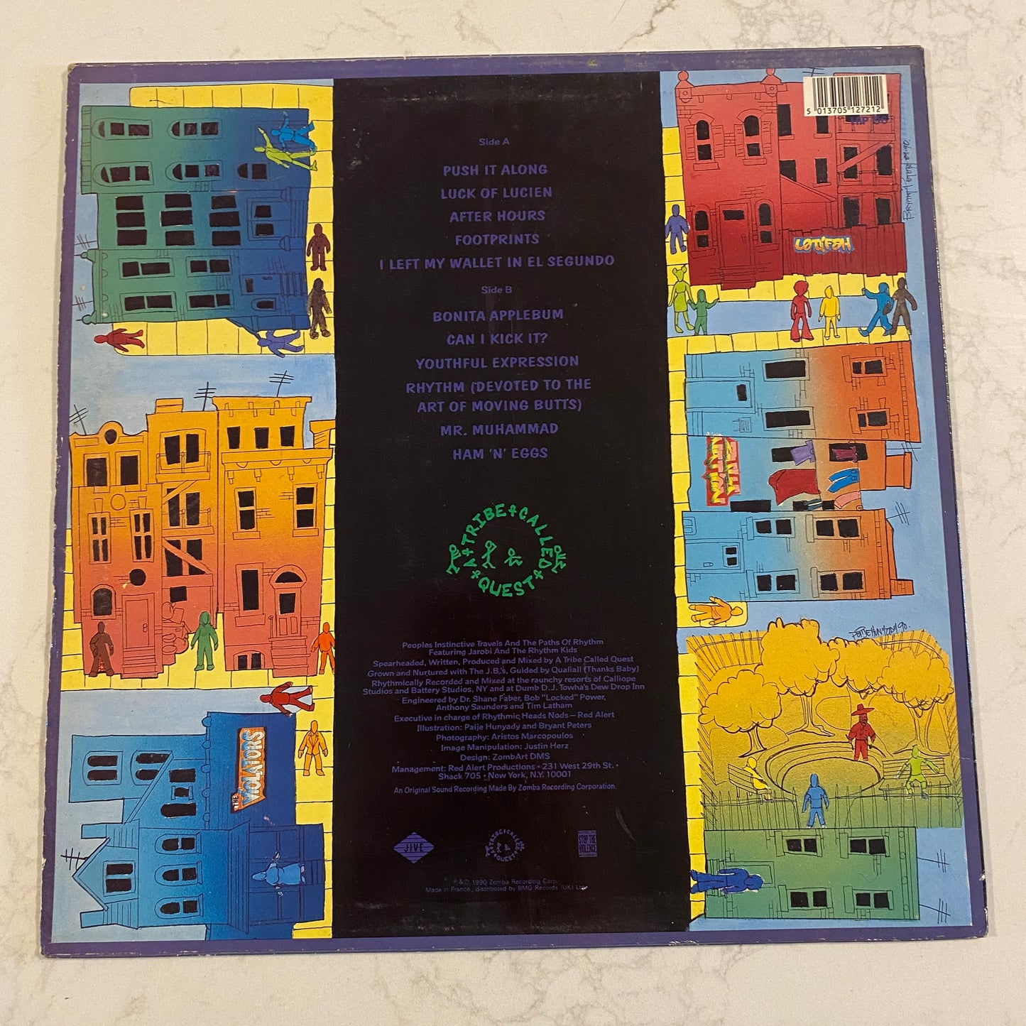 A Tribe Called Quest - People's Instinctive Travels And The Paths Of Rhythm (LP, Album) (L)