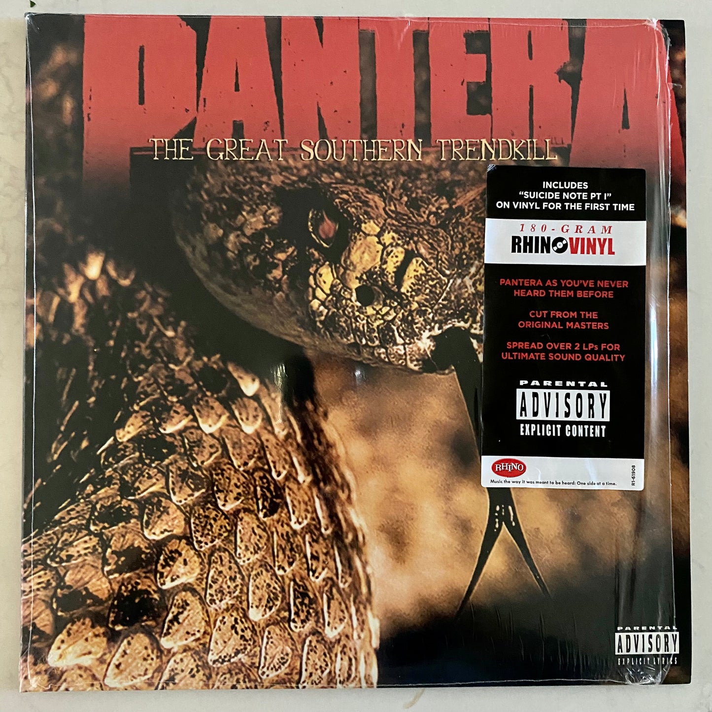 Pantera - The Great Southern Trendkill (2xLP, Album, RE, 180)  ROCK