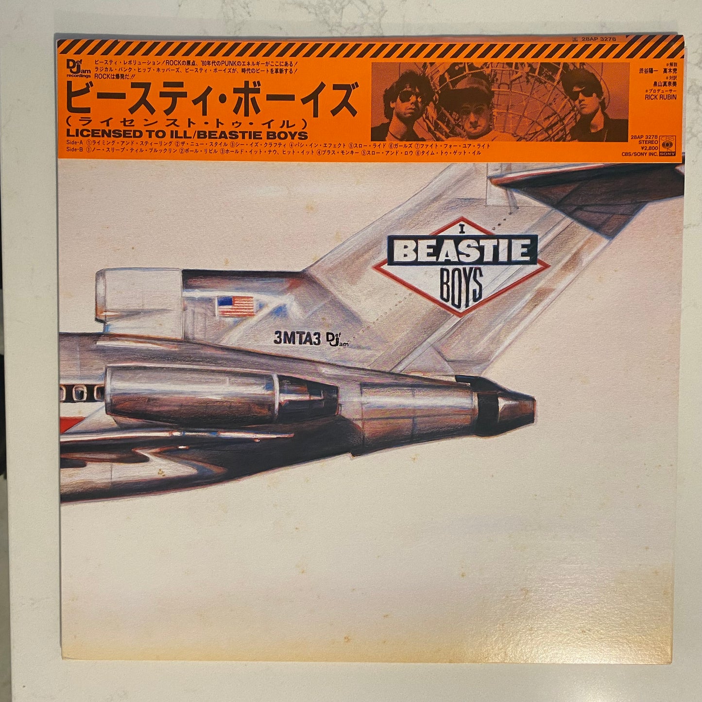 Beastie Boys - Licensed To Ill (LP, Album, Gat). HIP-HOP